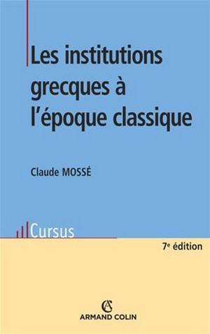 Les institutions grecques à l’époque classique